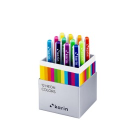 KARIN Realbrush PRO Neon Colors - A set of 12 brushes in an exclusive and protective case.