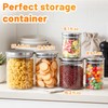 Kimqi 8.5oz Glass Jars Set of 4, 250ml Small Round