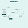 Heyalan Wall Mount Shower Hose Connector for Shower Handheld Brass