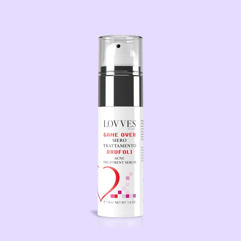 LOVVES Game Over Pimple Treatment Serum, High Natural Cosmetics, Anti-Acne,