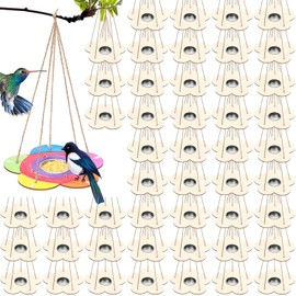 DoubleFill Bird Feeder Craft Kits for Ages 3-8 Arts and Crafts DIY Wooden Painting Kits Outdoor Toys Party Favor Gifts (200 Pcs)