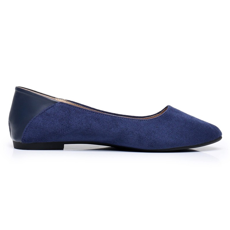 VenusCelia Snug2 Zapatos planos para mujer, Azul Marino Slip, 11