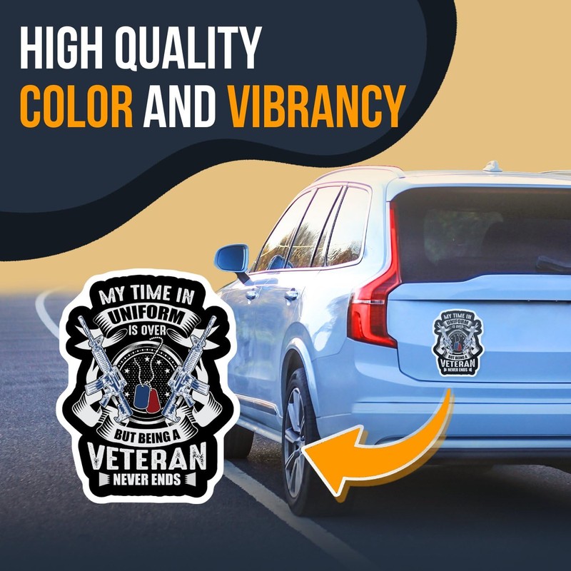 Veteran Sticker - Durable Home Decor - AAS0953