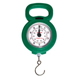 Analog Scale 10kg Luggage Fishing Easy to Use Portable and Compact with Heavy Duty Hook for Suitcase, Fisherman and Home Use (Green)