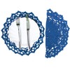 SUNONE11HKA 12 Inch Lace Crochet Doilies Table Placemat Washable Kitchen