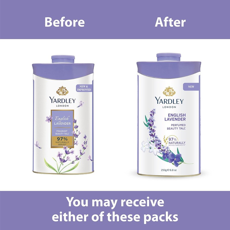 Yardley English Lavender Perfumed Talc | 250g (8.81 Ounce) |