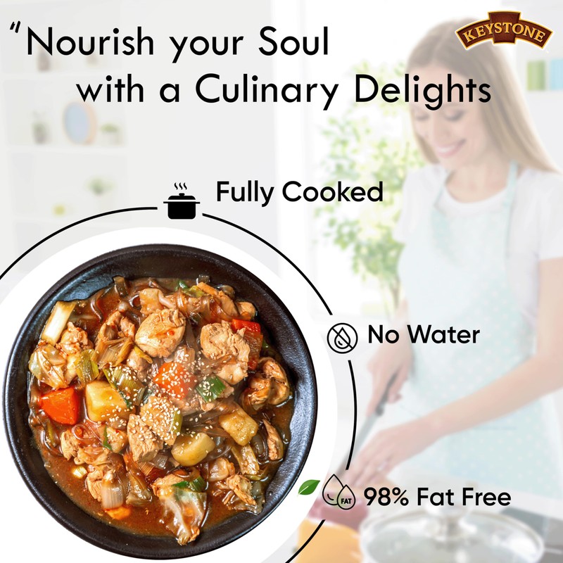 Keystone All Natural Premium Canned Chicken 28 Oz Fully Cooked