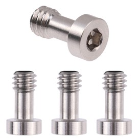 FOTGA 1/4 Inch - 20 Camera Long Screw Hex Screws with Stainless Steel Material for Camera Tripod, Monopod, Tripod, Quick Release Plate (Pack of 4)