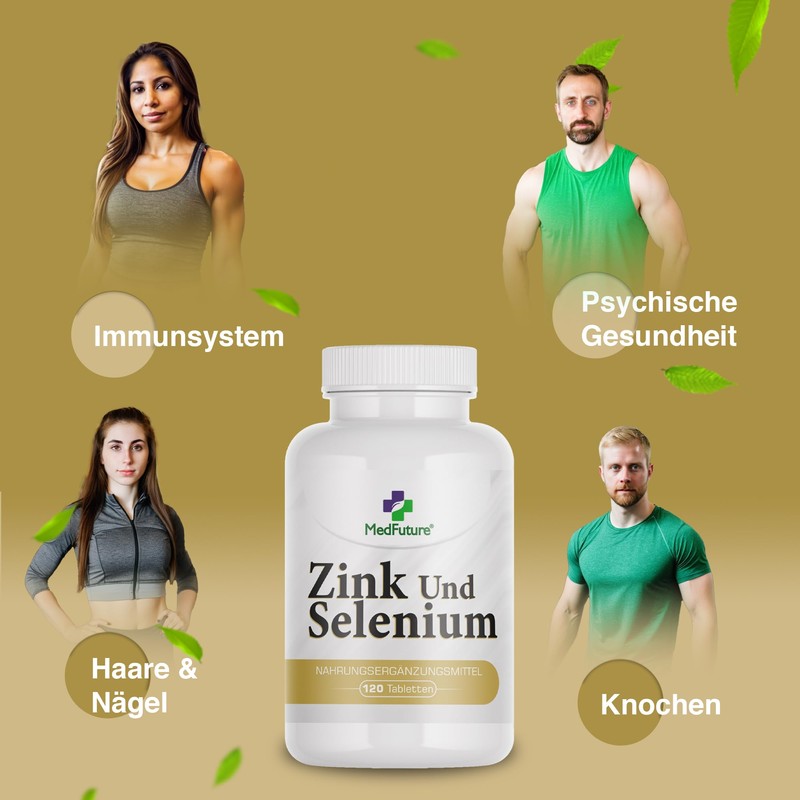 Zinc Chelate 15mg + Organic Selenium 200ug 120 Tablets
