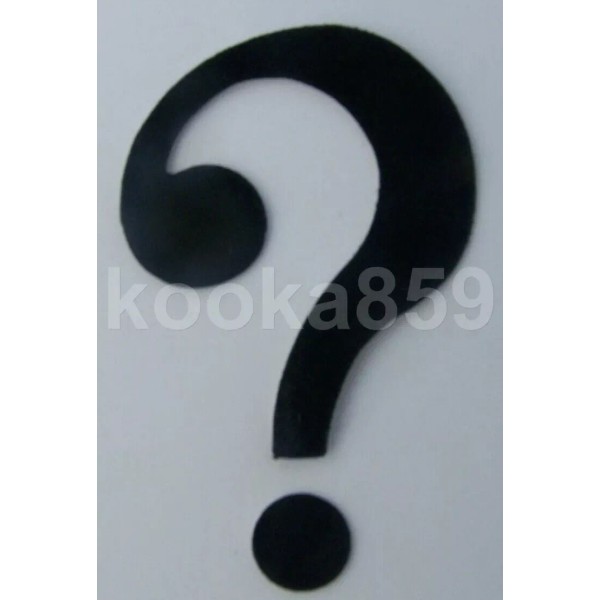 Unbranded Riddler Question Mark 4” Patch Set Of 10 Black