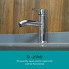 Grifo Llave Mezcladora Monocomando para Lavabo de Baño Línea Bastei