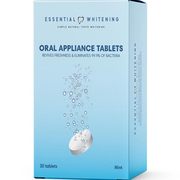 Essential Whitening Retainer Pod Cleaning Tablets For Retainer, Denture, Night