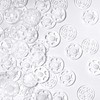 40 Pairs Plastic Press Stud Fastener Buttons Transparent Buttons Invisible