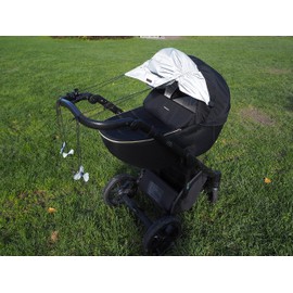 Dragon Sail + Pushchair Sun Shade and Rain Cover with Black Details