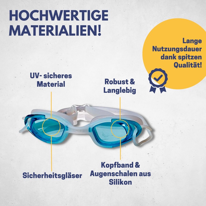 Best Sport "Numen Swimming Goggles - Yellow