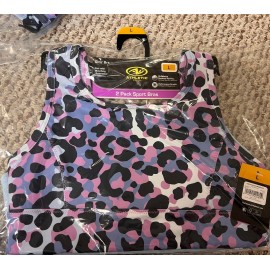 Athletic Works BRAND NEW GIRL'S SIZE Large ATHLETIC WORKS 2 PACK SPORTS BRAS