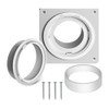 PRATYAHARA Dryer Vent Wall Plate with (4.8 Feet) Twist Lock