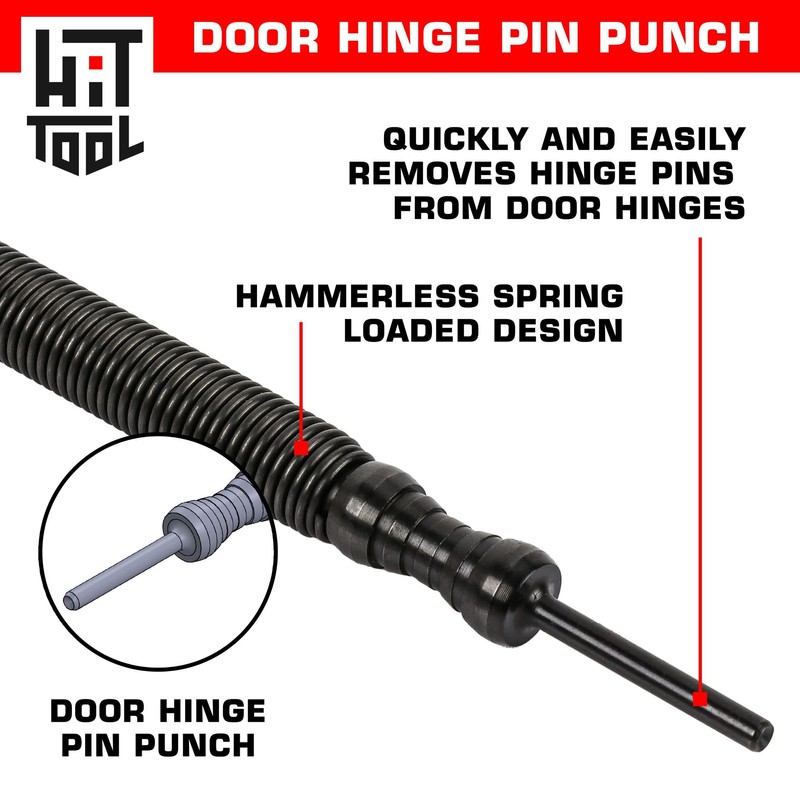 HIT Tool Door Hinge Pin Removal Tool – Spring Driven