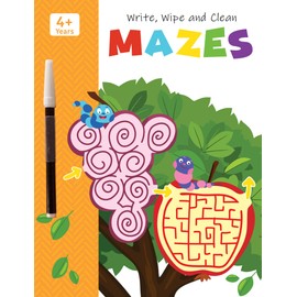 Mazes - Write, Wipe and Clean Book