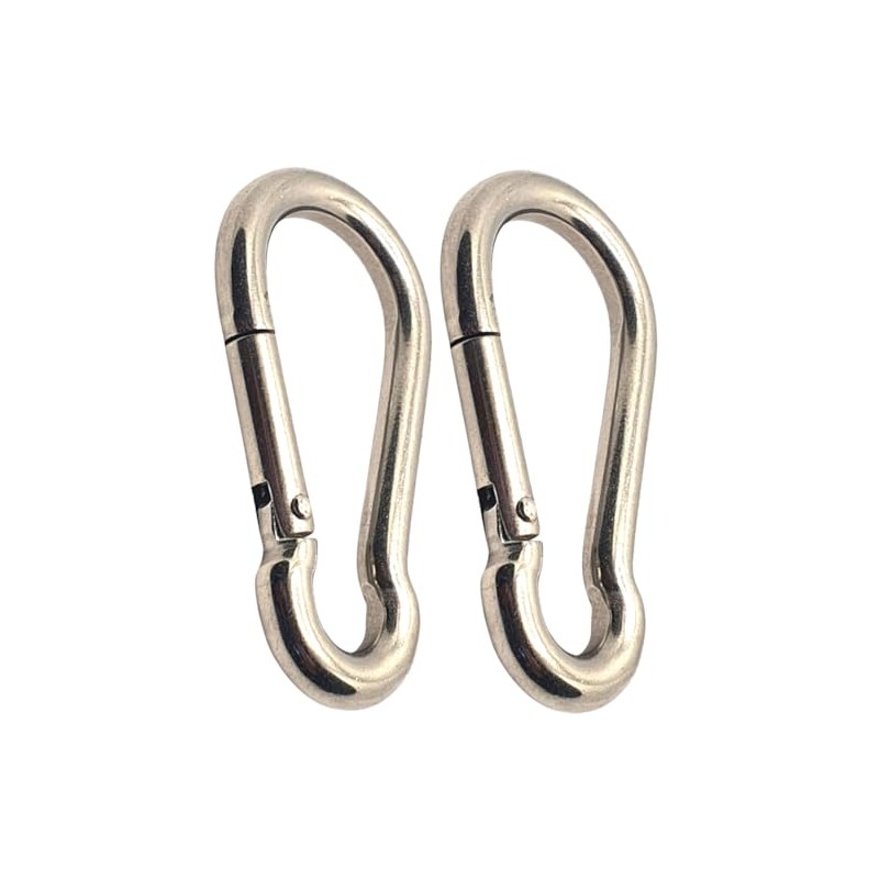 Spring Snap Hook 316 Marine Stainless Steel Climbing Locking Carabiner