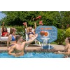 Poolmaster Pro Shooter Poolside Basketball Hoop Set for Swimming Pool