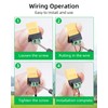 YANBORONSN XT60 Connectors Screw Terminal Adapter ,XT60 Female to 2PIN