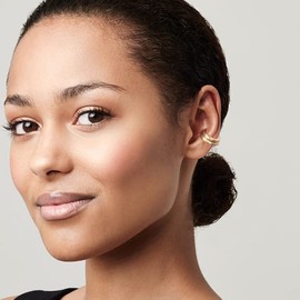 Ear Cuffs for Women, Huggie Ear Cuff,Non Pierced Ear Clips Cartilage Earring (gold)