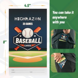 HIGHRAZON Baseball/Softball Lineup Cards (30 Games) with 16 Player Roster Lineup Sheet (4-Part Carbon Copies), Scorebook Roster Sheet Comprehensive Kit for Baseball Practice, for Baseball Coach Gift