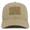 Armycrew Ripstop Tear and Rip Resistant American Flag Embroidered Baseball