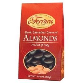 Ferrara - Dark Chocolate Covered Italian Almonds, (2)- 5.64 oz. Boxes