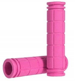 Peakpet 1 Pair Bicycle Handlebar Grips Non-Slip Soft Rubber Comfortable Shockproof Grips for Bicycle Mountain Bike Road Bike, pink