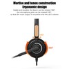 Sanpyl Auriculares con Micrófono, Auriculares con Cable de Negocios Auriculares