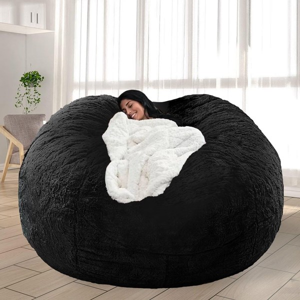 FIEATES Bean Bag Chair for Adults Kids No Filler Soft