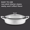 CorningWare QuickHeat 4-QT Cast Aluminum Braiser With Lid, Nonstick Ceramic