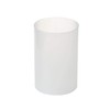 SUNWO Various Size Frosted Glass Hurricane Candle Holders, Frosted Glass