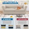 H.VERSAILTEX 3 Pieces Stretch Chesterfield Sofa Covers for 2 Cushion