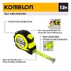 Komelon 12' Self Lock Hi-Vis Speedmark Tape Measure