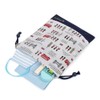 COLORFUL CANDY STYLE N7016500 Drawstring Bag, Medium, Gussetless Lunch Bag,