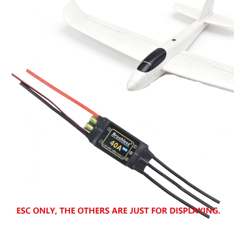 KINGMODEL RC 40A Brushless BHLeli ESC 2-6S LiPo Battery UBEC