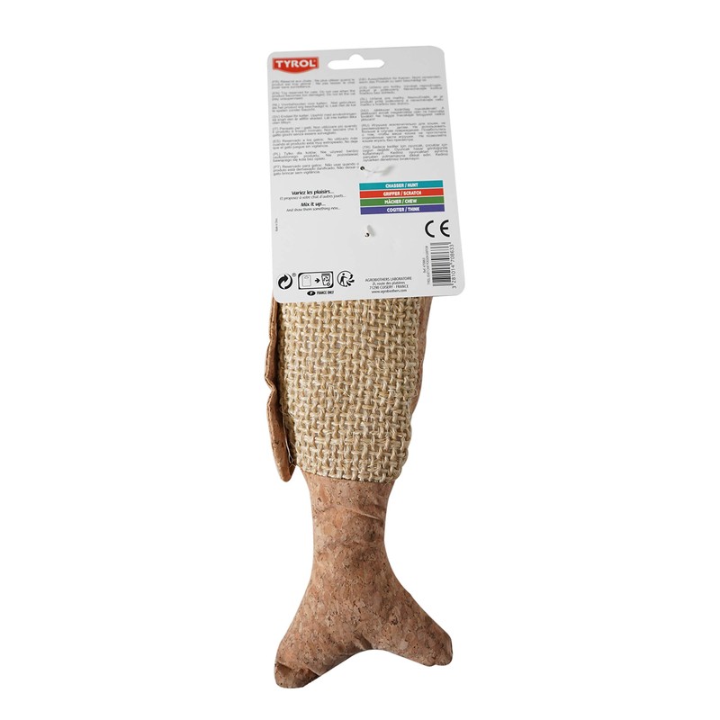 Tyrol Katzenspielzeug Fisch Kratzbaum