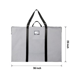 WISEPRO A1 Art Portfolio Case, Art Work Painting Folder Bag with Multi Handles, Waterproof Artist Portfolio Bag for Artwork, Sketch Drawing Painting, Poster, Photography(24" x 36")