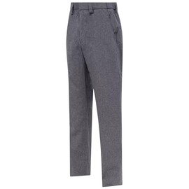 Smitty BBS364 Men's Lightweight Flat Front Tapered Umpire Base Pant - Expander Waistband (Heather Grey, 34)