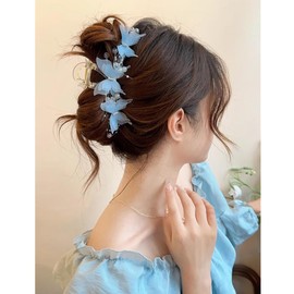 FASELE Hair Clip, Casual, Stylish, Butterfly, Forest Girl, Elegant, Hair Accessory, Hair Clip, Popular, Women's, Office, Hair Ornament, Stylish, Elegant, Fashionable, Mother's Day, Gift, Present