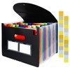 ELECLAND 24 Pockets Expanding File Folders Portable Accordion File Organizer