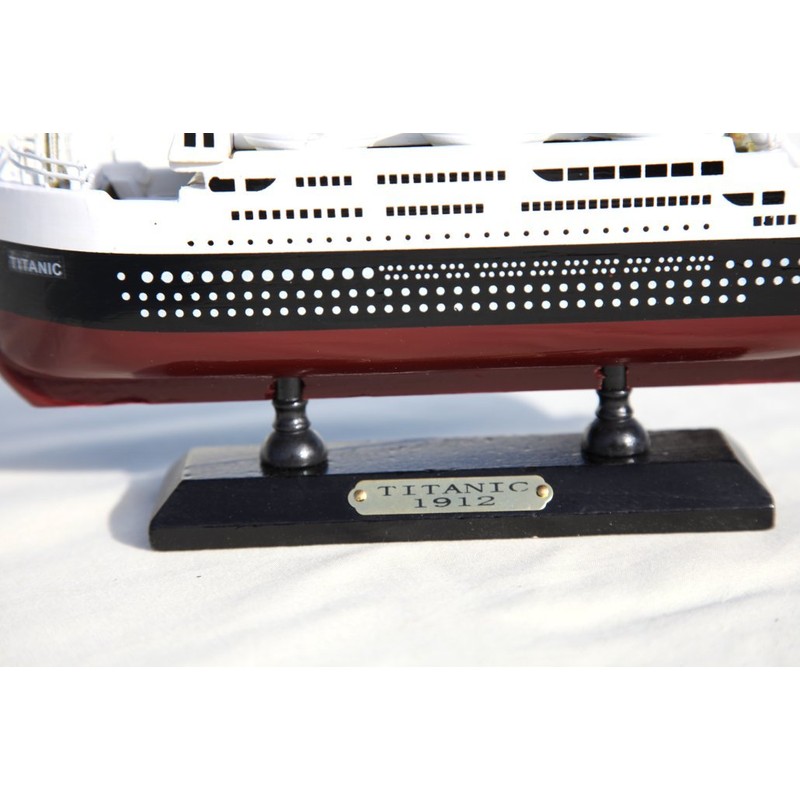 Detailed Wooden Model of Titanic