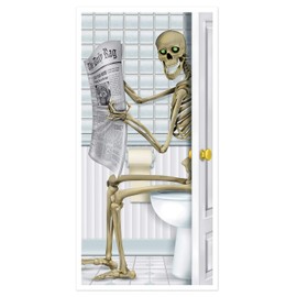 Beistle Skeleton Toilet Cover Party Accessory (1 Count)(1/PKG)
