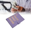 Money Saving Binder Waterproof PU Leather A5 Budget Binder with