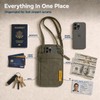 VENTURE 4TH Portadocumentos de Cuello Cartera de Viaje con Tecnología