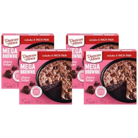 Pinnacle Food Groups Duncan Hines Easy Brownie Kit Double Fudge Brownie Mix, 7.7 OZ - 7.7 Ounce (Pack Of 4)