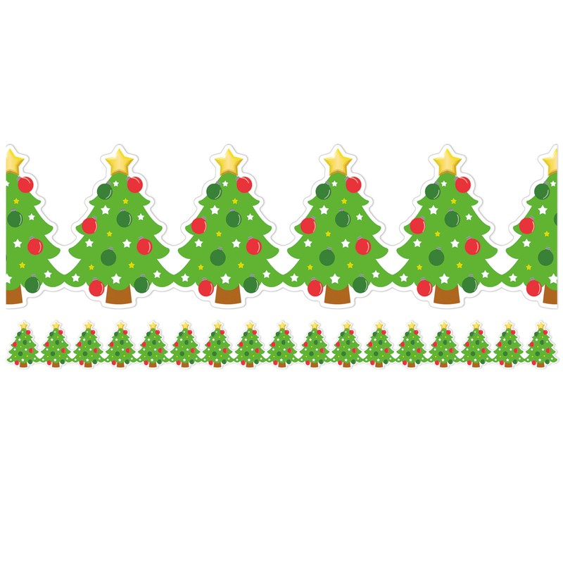 Eureka Christmas Tree Extra Wide Decorative Classroom and Bulletin Board
